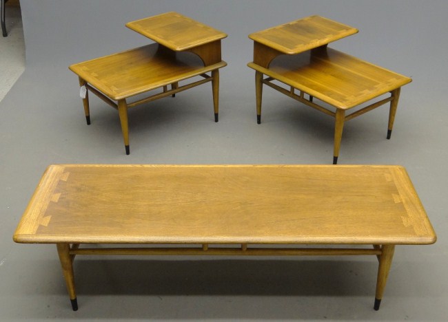 Lot 3 Lane Aclaim series Mid Century