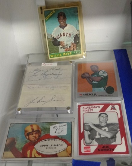 Lot misc. sports cards including