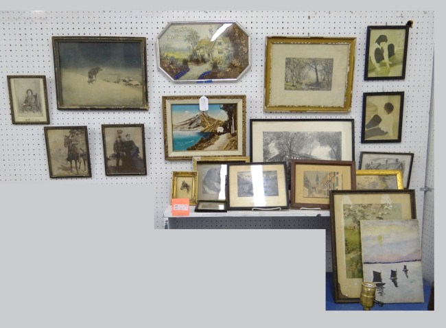 Lot misc. frames including original