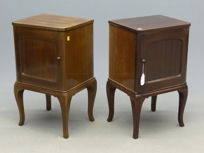 Pair 1950s end tables.