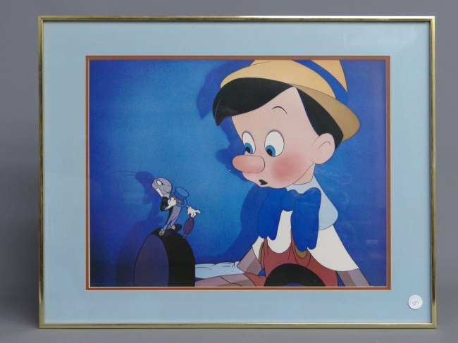 Disney print of Pinocchio. Site