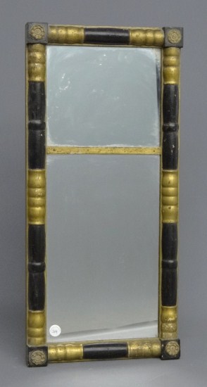 19th c. Federal mirror. 14'' x