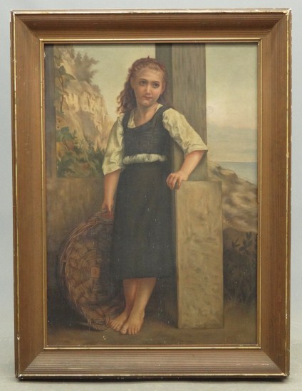 19th c. oil on canvas classical