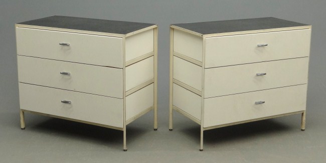 Pair labeled Herman Miller (George Nelson