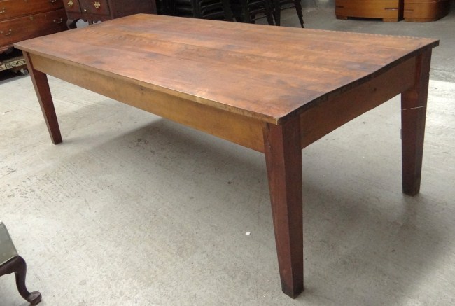 Square tapered leg s farm table  1680df