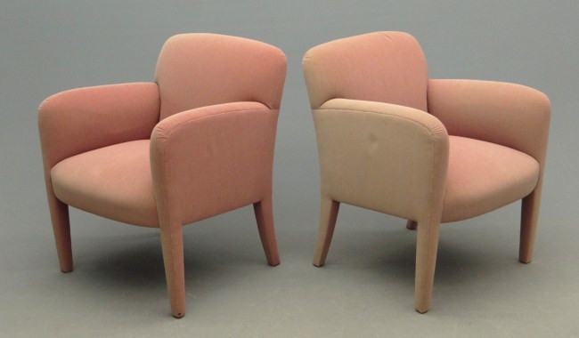 Pair signed C 1970 s labeled Donghia 168104