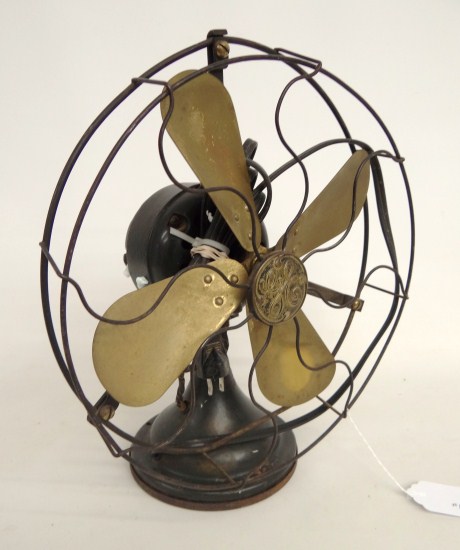 Early GE hotel fan Motor patented 2/7/1905.