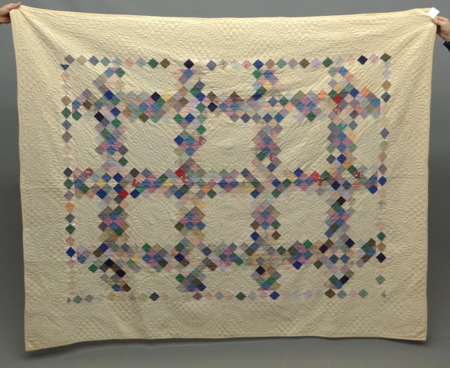 Pair C. 1930's geometric squares