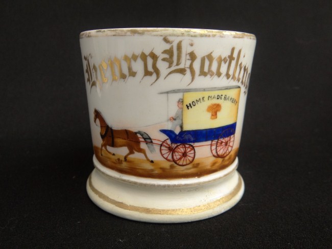 Occupational painted shaving mug 16817a