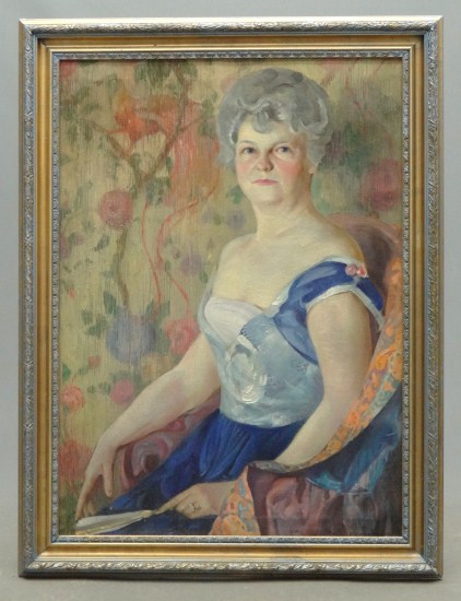 Painting oil on canvas portrait