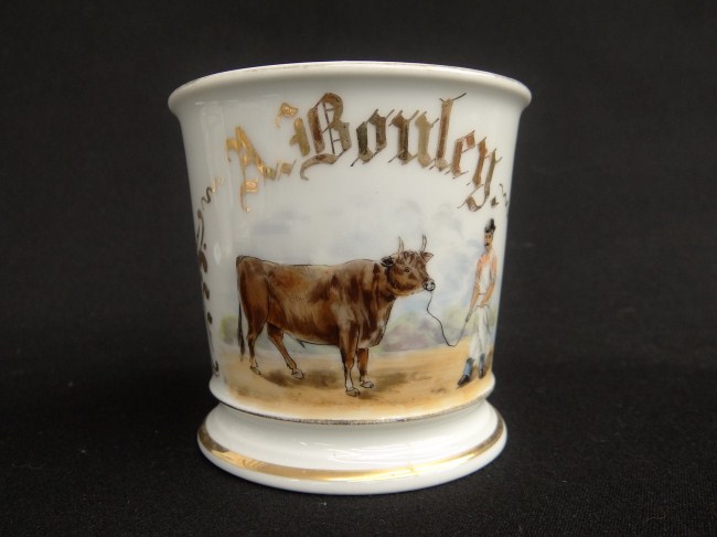 Occupational painted shaving mug 16817c