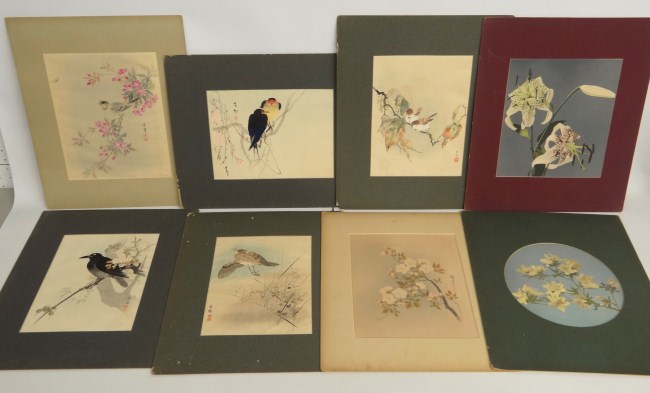 Bound lot Asian prints (all matted).