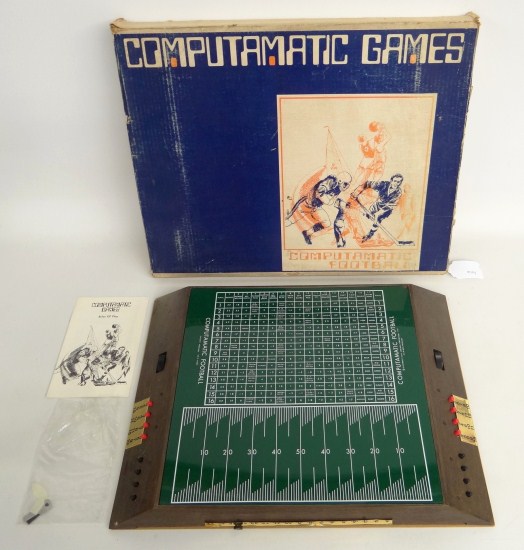 C 1969 Computamatic football game 168228