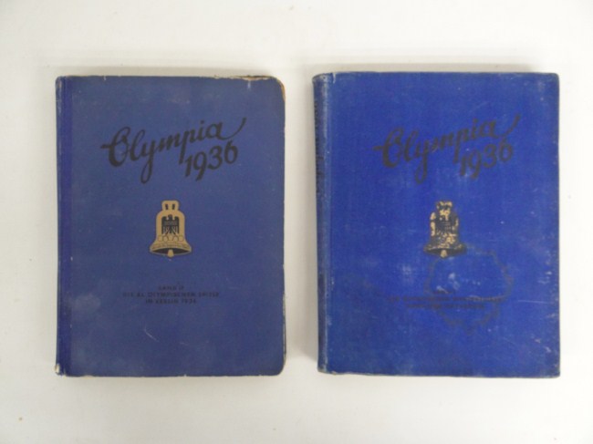 Lot two books Olympia 1936.