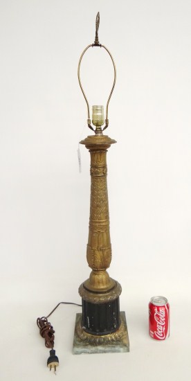 1920 s pot metal lamp  168241