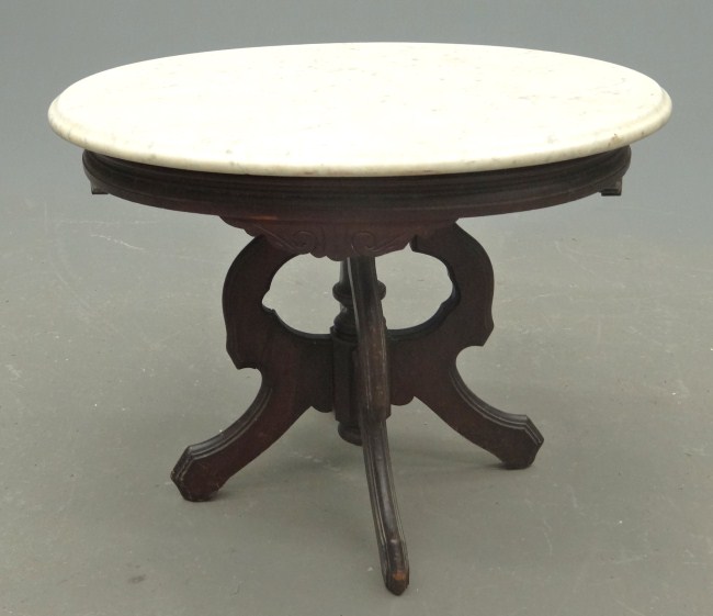 Victorian marble top stand. Top
