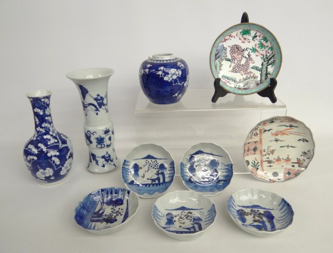 Misc Asian porcelain lot including 168286