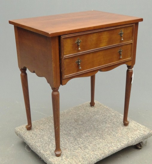 Cherry sewing table. 26 W 18 D 29