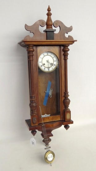 Early Regulator clock. Missing one carved