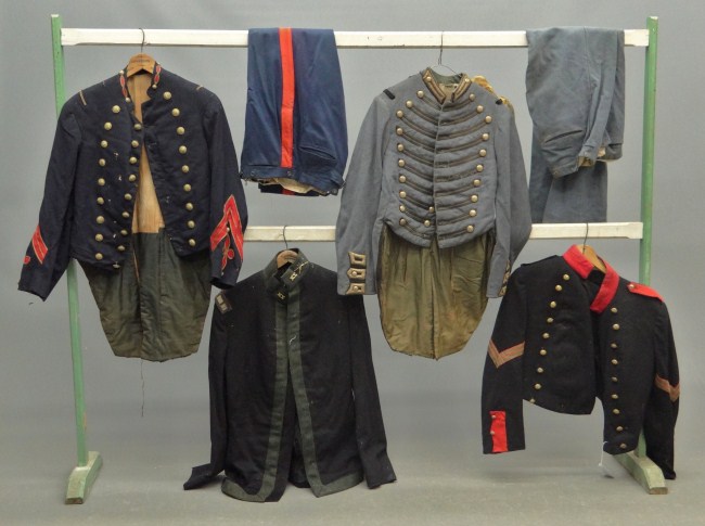 Lot four early Military jackets 1682c5