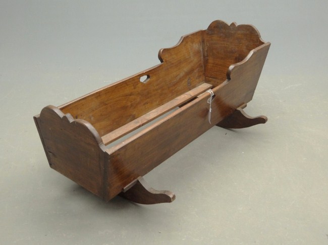 Colonial style cradle.