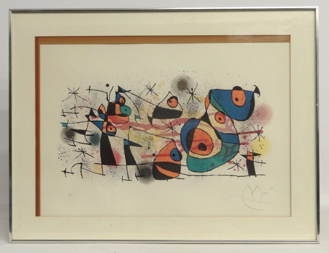 Joan Miro limited edition etching  1682e6