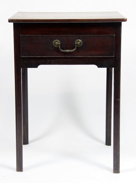 A mahogany bedside table fitted 168340