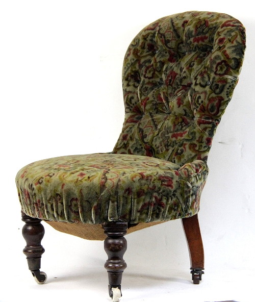 A Victorian upholstered nursing 168359