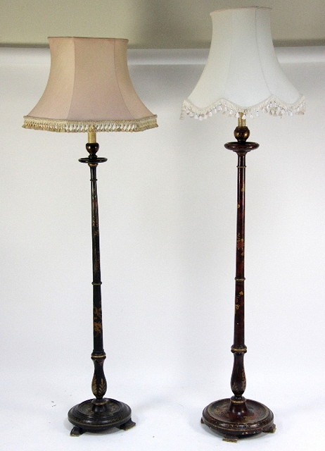 A pair of Edwardian standard lamps 168391