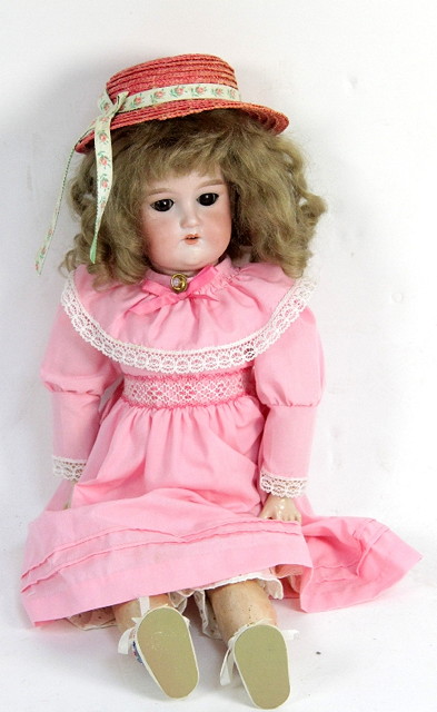 A German bisque headed doll C 4
