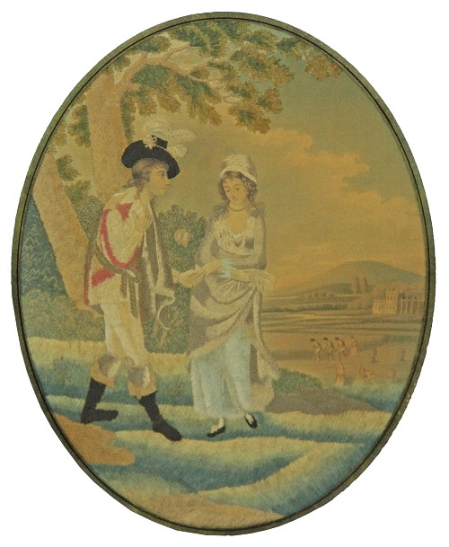 A late 18th Century needlework picture