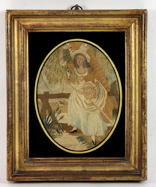 An early 19th Century needlework picture