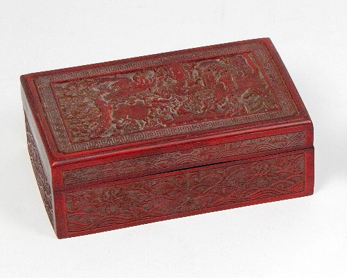 A Chinese cinnabar red lacquer 16843e