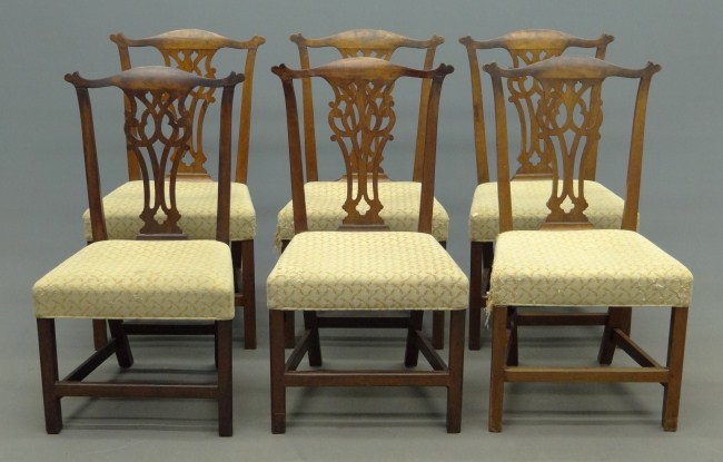 Set of six 18th c Ct Chippendale 168653