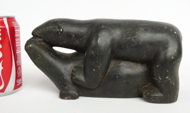 Inuit Eskimo Stone Sculpture bear