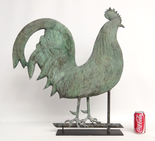 Cushing type rooster weathervane  16869e