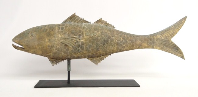 Fish weathervane. 35'' Length 12'