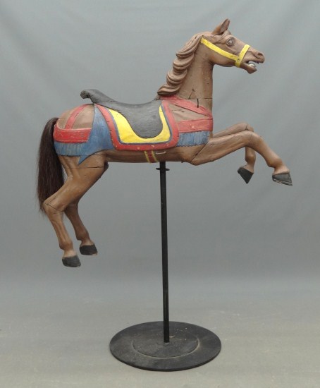 19th c. carousel horse. Attr. to