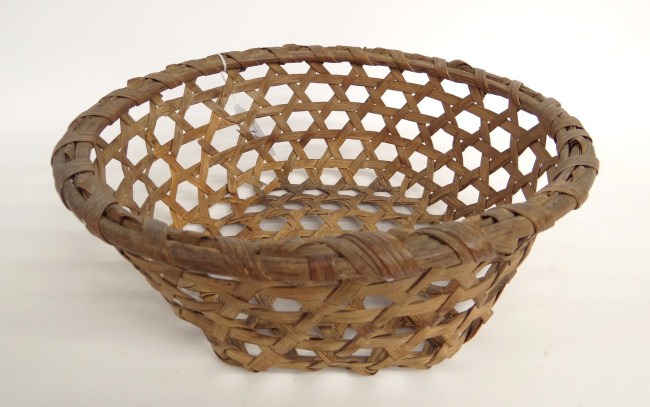 19th c. New England cheese basket.
