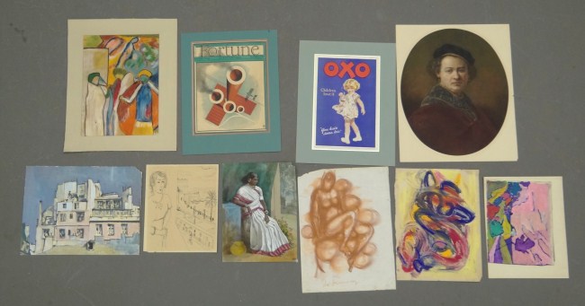 Misc. artwork portfolio including Matisse