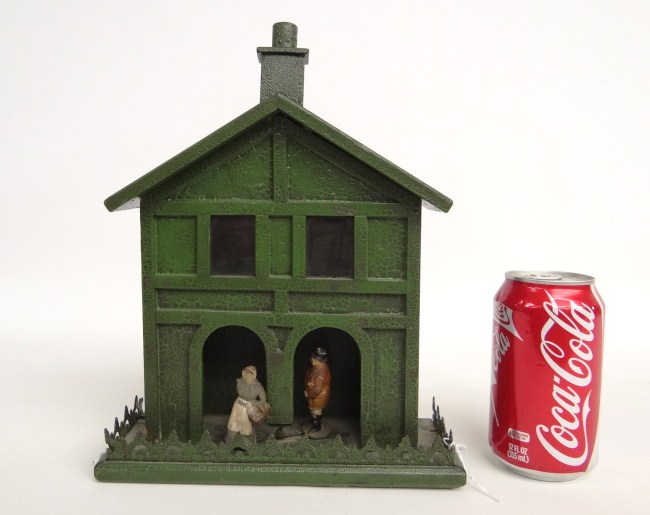 19th c. American folk art weather house