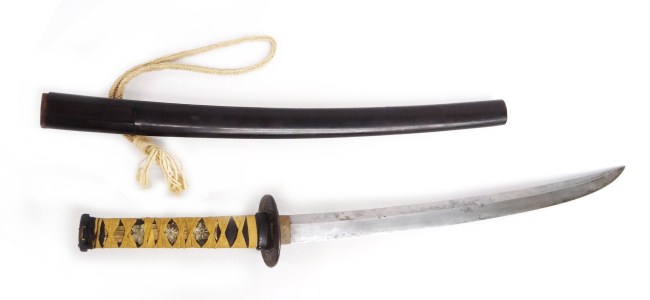 Early Japanese Samurai sword. 27 1/2