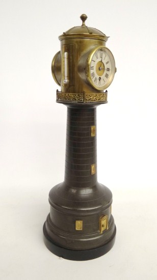 Early lighthouse clock. 17 1/4''