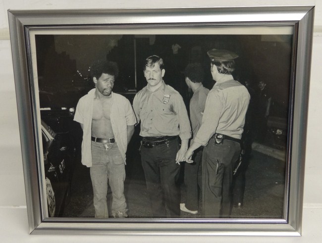 Vintage arrest photo from N.Y.C.