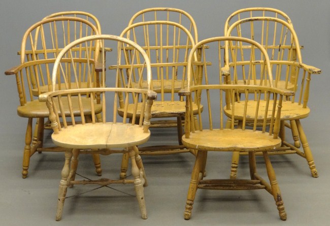 Set of eight 19th/20th c. assembled