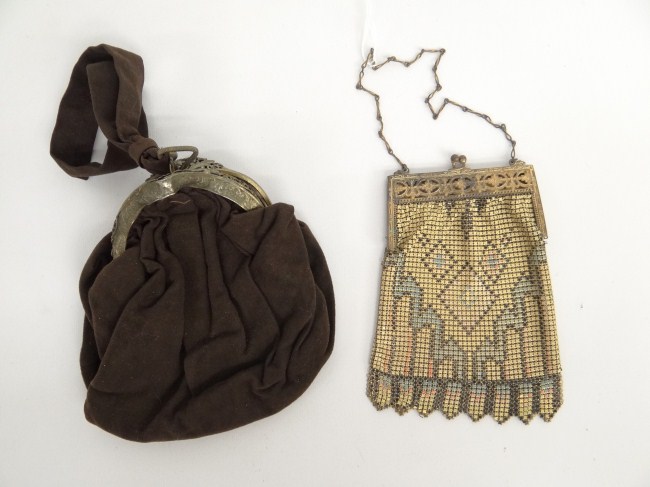 Lot two early purses including