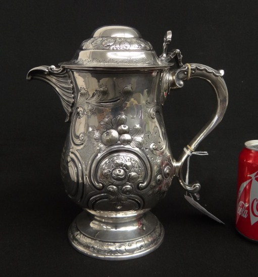 19th c Scottish silver pitcher 168792