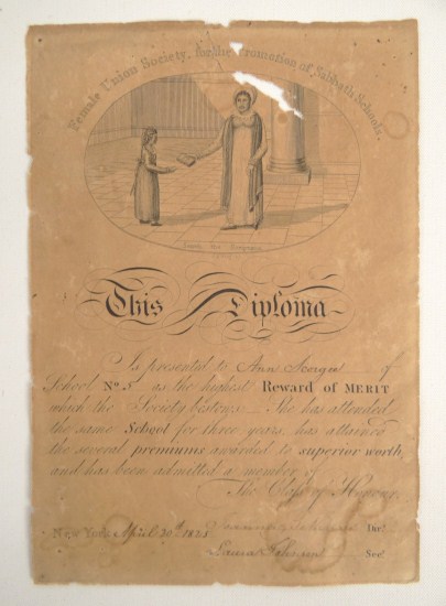 1825 Female Union Society Brooklyn 168820