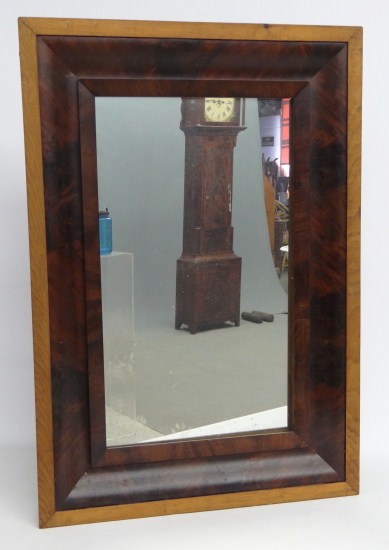 19th c. ogee mirror. 23'' x 34''.