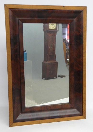 19th c ogee mirror 23 x 34  16885a